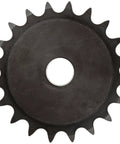Heavy Duty Double Strand Roller Chain Sprocket, 30 Tooth Type B Hub, 3/4 Inch Pitch, 1 Inch Solid Bore, round design view.