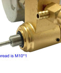 Close-up of JY03 Nitrogen Gas Charging Kit showing M10-1 thread connection for hydraulic breaker hammer.