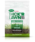 3 In 1 Lawn Seed, Fertilizer And Soil Improver For Thick Green Tall Fescue Mix, Fills Gaps, 40 Lb Bag front view