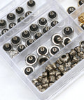 120 Piece Watch Crown Replacement Set Fits Calibre 3135 3235 3335 Waterproof Down Screw Copper Bronze Link Kit