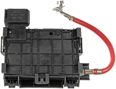 Tough High Voltage Battery Mounted Power Fuse Box Direct Fit Auto Electrical Part view with red wire connector for VW vehicles.