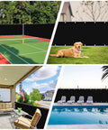 Privacy Fence Screen 4 By 50 Feet Heavy Duty Knitted Net used around tennis court, garden, patio, and poolside fences