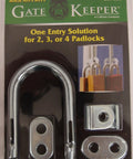 Heavy Duty Multi User Padlock Holder Provides Solid Gate Or Door Security Supports Four Independent Keys Ditch The Chain Link Hassle For A Top Shelf Setup Today - chrome hardware.
