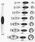 Magnetic Measuring Cups And Spoons Set With Heavy Duty Stainless Steel N45 Magnets BPA Free Fits In Spice Jars
