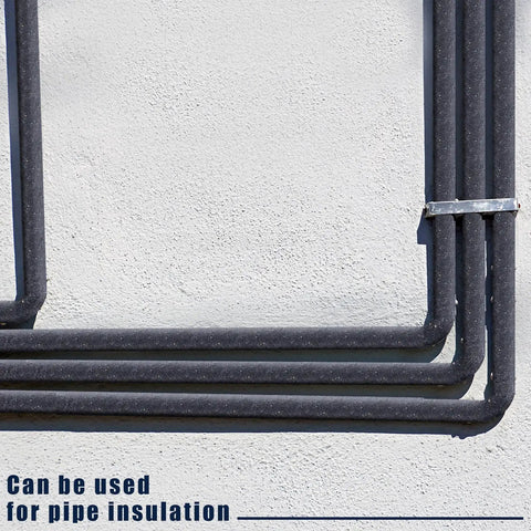 Rock Solid Thermal Dishwasher And Lowkey Quiet Pipe Insulation Wraps Matte Grey Foam Roll 24 By 60 Inch on pipes for insulation