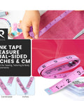 All In One Handy 7 Piece Seam Ripper Kit With 2 Large Rippers Including Classic And Ergonomic visible with pink measuring tape