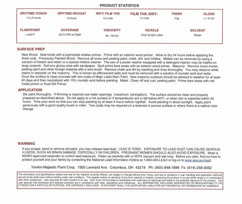 Application instructions for Black Latex Barn And Fence Paint 1 Gallon For Tough Exterior Jobs Weatherproof Exterior Latex Finish