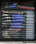 Compact Tool Sorter Pliers Organizer Tray For 11 Pliers Unclutter Your Toolbox Drawer Black Finish Keeps Tools Visible And Easy To Grab In Your Toolbox Chest Or Drawer