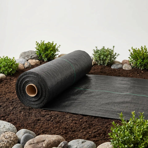 Heavy Duty Weed Barrier Landscape Fabric Ground Cover Pro Grade For Garden Yard Pathway Driveway Weed Block Geotextile Cloth on soil