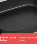 Electric Skillet With Variable Temperature Control And Nonstick Cooking Surface For No Mess Easy Cleanup Dishwasher Safe