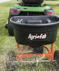 Tow Behind 110 Lb Lawn And Garden Broadcast Spreader For Seed Fertilizer Salt Ice Melt With Easy Flow Control from Riding Mower