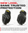 MPact Work Gloves With Secure Fit, Impact Protection And Vibration Absorption For Tough Jobs, Safety Gloves For Men Gray Large