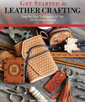 Leather Crafting Starter Guide With Step By Step Techniques For Beginners Includes Pattern Prep Tools Stamps Embossing Stitching Braiding Finishes And Project Ideas To Kickstart Your Handmade Leather Journey visible with tools and projects