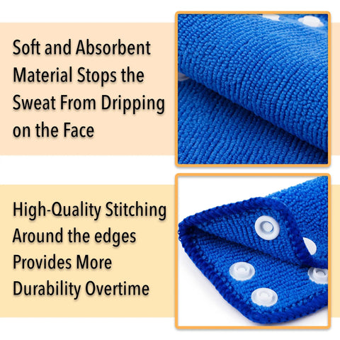 Heavy Duty Hard Hat Sweatbands Four Pack Washable Reusable Liners For Construction Crews Superior Moisture Wicking Keeps Your Head Cool During The Daily Grind Super Cozy Jobsite Protection