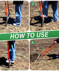 How to use Heavy Duty 5-Tine Broad Fork for Gardening With Ergonomic U Shaped Handle All Steel Construction Rust Resistant Built