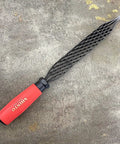 Top Notch Japanese Wood Rasp With Double Sided Grit For Quick Shaping Heavy Duty Steel Blade Featuring No Clogging Design and Grippy Rubber Handle
