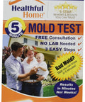 Rapid 5 Minute Mold Test Kit For Aspergillus Penicillium And Stachybotrys With Expert Consultation packaging showing family