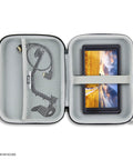 Rugged 7.5 Inch Camera Field Monitor Hard Shell Case With Scratch Resistant Interior holding a monitor and cables.