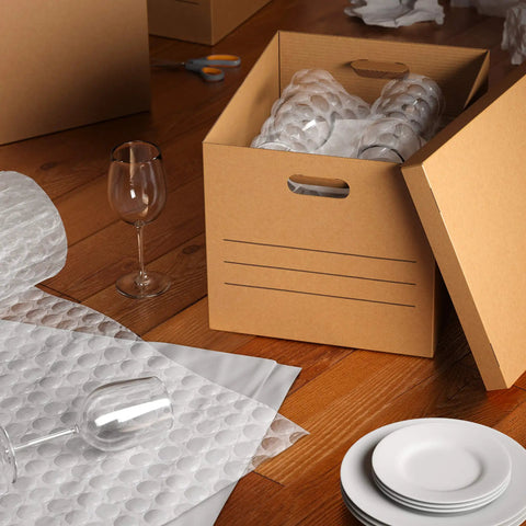 Straight Up Reliable Medium Packing Boxes With No Drama Lift Off Lids And Double Bottom Corrugated Cardboard Storage Containers For Chill Moving Days Pack Of Ten