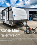 SuperHandy Electric Trailer Dolly With 7500 Lb Capacity For Rv Boat Movers And Utility Trailers Featuring Powerful 24V System controlling RV trailer.