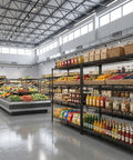 4-Tier Heavy Duty Wire Shelving Unit For Warehouse And Supermarket With Double Capacity And Space Saving Design Industrial Steel Shelving Measures 45.3W X 63H X 17.7D Easy Assembly with products in store