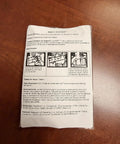 Instructions for Orange Tourniquet For Emergency First Aid And Tactical Use With Stretch Wrap And Tuck Design For Massive Hemorrhage Control In Prehospital Care Made In The USA