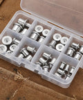 Dowel Center Transfer Plugs Set For Woodworking Hollow And Solid Doweling Alignment Tool Drill Marking Pin in storage box