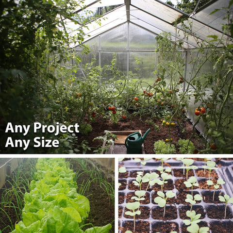 Black Plastic Garden Tray Inserts With 72 Planting Cells Per Sheet, 10 Sheets, 2x3 Grid, Nested 12 Sections, Drain Holes, Ideal For Nursery, Greenhouse, Seed Starting, And Veggie Gardening