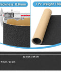 Grippy Grip Tape For Skateboards And Scooters 33 Inch By 9 Inch Black No Air Bubbles Durable Sandpaper Rolled with Measurements