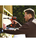 Man using Matrix Impact Driver Attachment delivers big torque with no kickback ultra compact for tight spaces variable speed