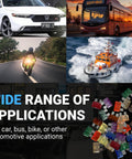 Wide range of automotive applications with Mini Dual Blade Car Fuse Kit 45 Piece Automotive Blade Fuse Set with Nine Ratings