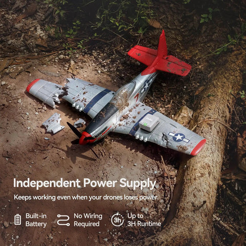 Solid Remote ID Module For Drones Featuring Built In GPS Tracker And Kickass Beeper For Fast Field Recovery No Sweat Setup Sweet Accessory For Pilots Craving Reliable Location Tracking on a model airplane with built-in battery for up to 3 hours runtime.