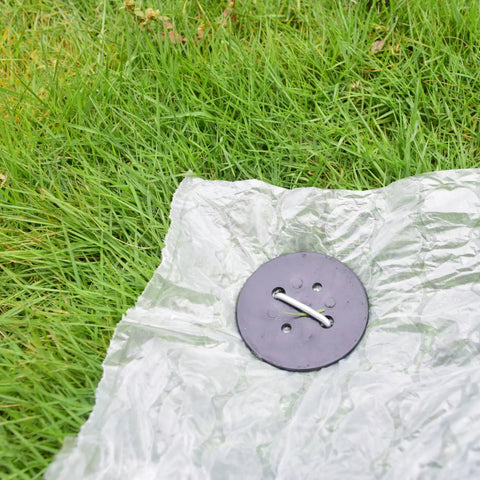 50 Pack 6 Inch Vapor Barrier Stakes With Landscape Staples And Gasket Caps Heavy Duty 11 Gauge Galvanized Steel Ground Staples