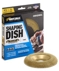 Shaping Dish Wood Carving Wheel for Angle Grinder Fine Grade, 4-1/2 In Dia, 7/8 In Bore, Tungsten Carbide Abrasive