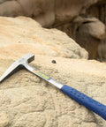 Rock Pick Hammer 22 Oz USA Made Geology Tool With Pointed Tip And Shock Reduction Grip For Prospectors And Contractors Square Face