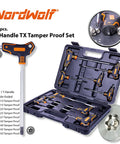 9 Piece T Handle Torx Wrench Set With S2 Steel Long Arm Security Star Keys T10 Through T50 In Storage Box