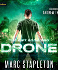 Cover of The Gift Book 2 Sequel by Marc Stapleton featuring a man in a green-lit environment with palm trees.