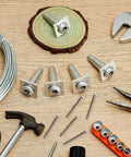 Five Piece Anchor Wire Vise Set For 8 To 11 Gauge Wire Aluminum Grape Trellis Tie Down Tool With Screws and installation tools