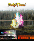 Color Changing Fire Packets For Campfire And Fire Pit 10 Pack Rainbow Flames For Outdoor Fireplaces And Bonfires shown in use