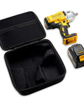 Custom Molded EVA Hard Case For DeWalt 20V Max XR DCF900B DCF899HB DCF899B DCF899P1 DCF899P2 Impact Wrenches displayed open with tools