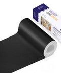 Self Adhesive Leather Repair Patch Tape Kit For Furniture And Car Interiors DIY Friendly Easy No Heat No Ironing No Tools Needed Waterproof Vinyl Patch For Couches Sofas Car Seats Office Chairs 3.1 Inch By 60 Inch black roll with packaging