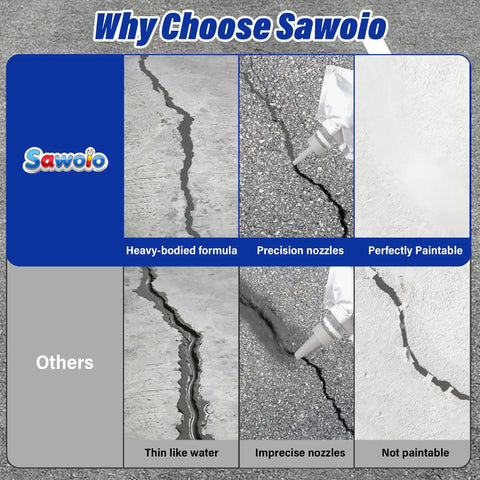 Comparison of No Sweat Concrete Crack Filler Set Self Leveling Flexible Sealant For Driveways And Foundations 50 Oz features with competing products.