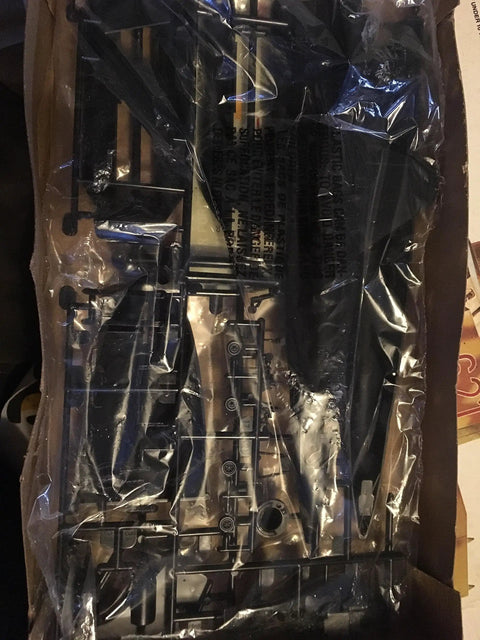 X-15 Experimental Aircraft 1 To 72 Scale Model Kit parts in plastic bag featuring ultra realistic cockpit detailing.