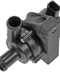 Top Shelf Heavy Duty Engine Auxiliary Water Pump Direct Fit Replacement for Beat The Heat Cooling System, black plastic construction.
