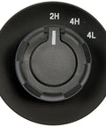 4WD Control Switch Replacement For Ford Vehicles, Direct Fit 4x4 Switch, Durable, Easy Install, Reliable Replacement For A Worn 4WD Dial, Compatible With Select Ford Models black round dial 2H 4H 4L