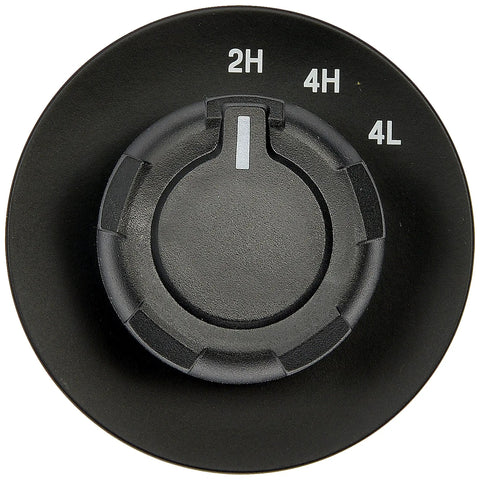 4WD Control Switch Replacement For Ford Vehicles, Direct Fit 4x4 Switch, Durable, Easy Install, Reliable Replacement For A Worn 4WD Dial, Compatible With Select Ford Models black round dial 2H 4H 4L