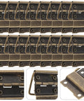 30Pcs Mini Iron Hinges For Jewelry Boxes And Small Wooden Cases Retro Style Dope Tiny Hinges With Screws