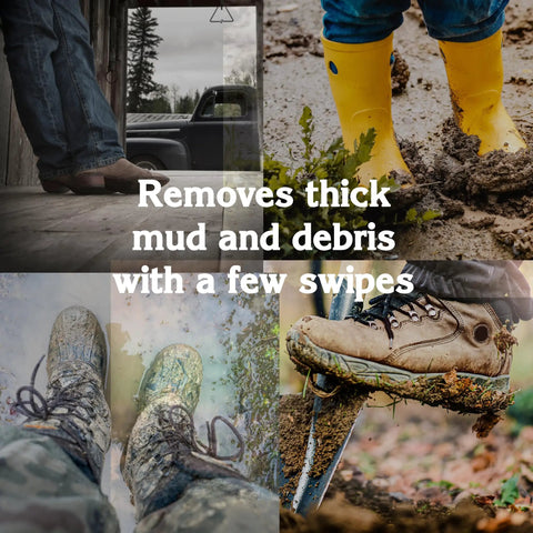 Heavy Duty Outdoor Boot Cleaner With Five Brush Cleaning System For Mud And Dirt Built Tough And Made In America Easy Mount Installation Cleans Boots Shoes And Gear For Home Or Shop