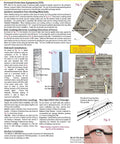 Image of Stainless Steel Roof Anchor Kit for Fall Protection with Dacromet D Rings, 20 gauge shown in installation guide.