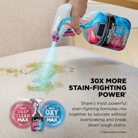 EveryMess Ultra Powerful Mess Busting 3 In 1 Wet Vacuum Dry Vacuum And Stain Eliminator With StainForce Technology spraying stain remover